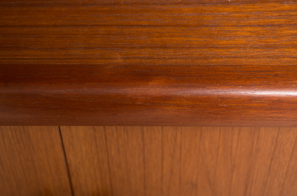 Danish Modern Teak Buffet with China Cabinet