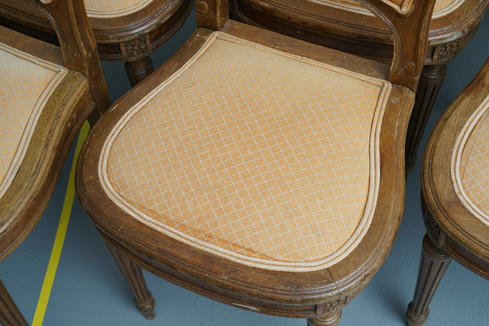 Six French Style Dining Chairs by Henredon