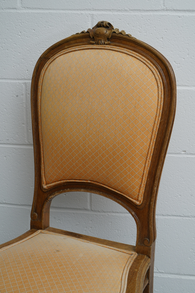 Six French Style Dining Chairs by Henredon