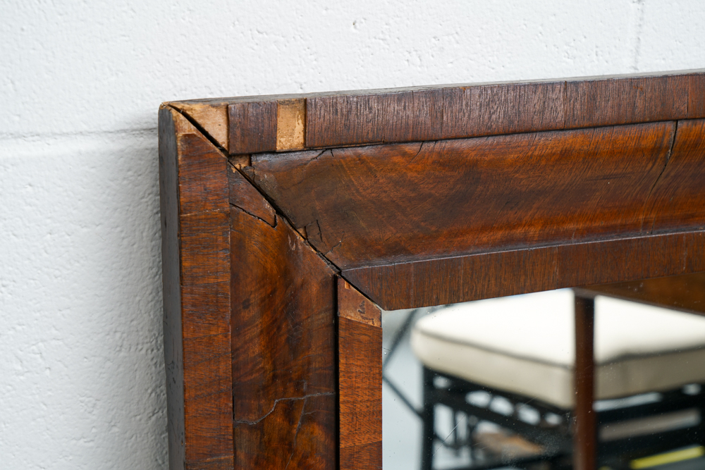 Antique Mahogany Framed Wall Mirror