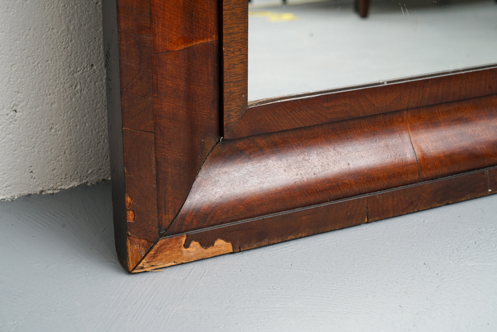 Antique Mahogany Framed Wall Mirror