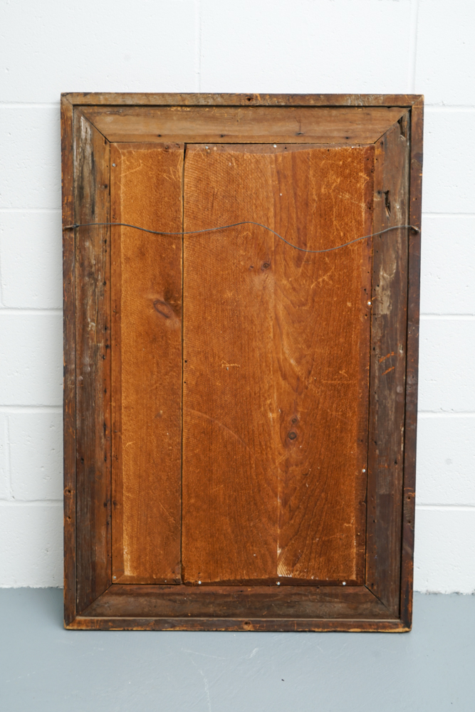 Antique Mahogany Framed Wall Mirror