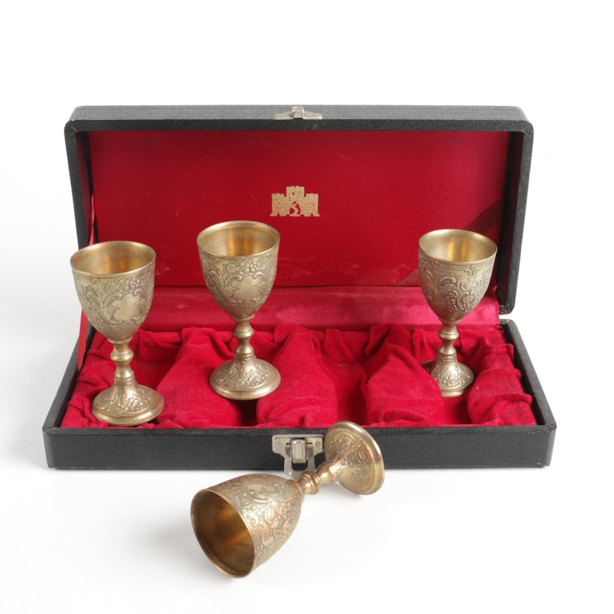 Corbell & Co. Silver-Plated Cordial Cups