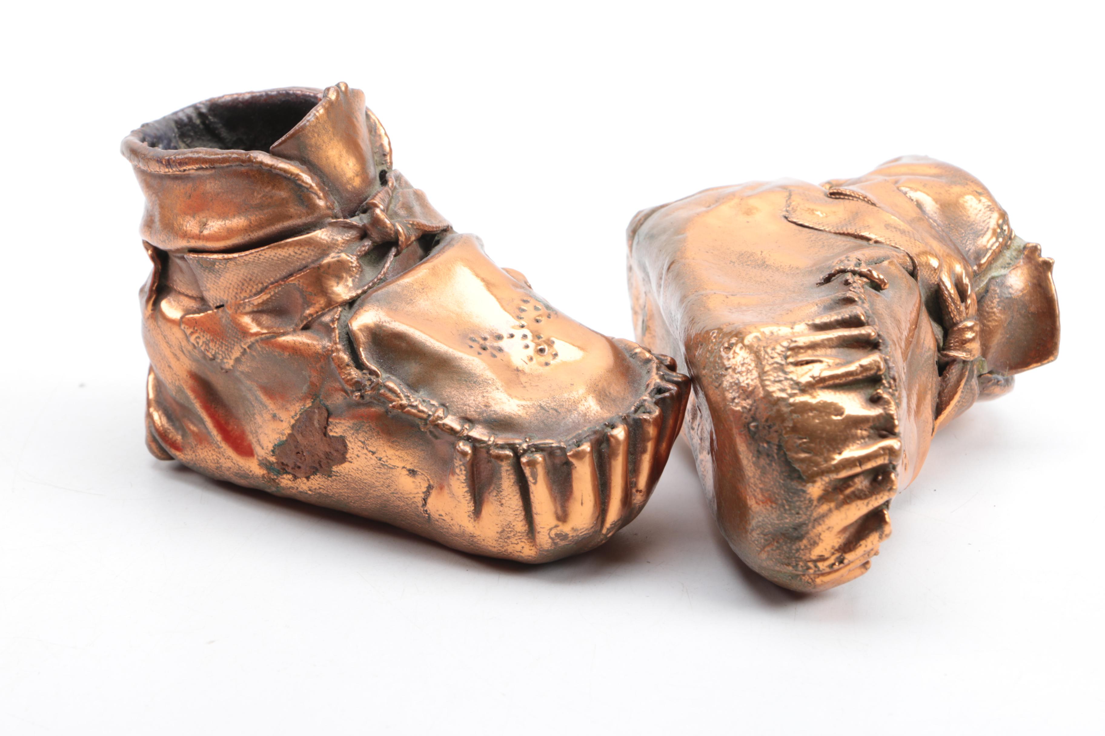 Bronzed Baby Shoe Keepsakes