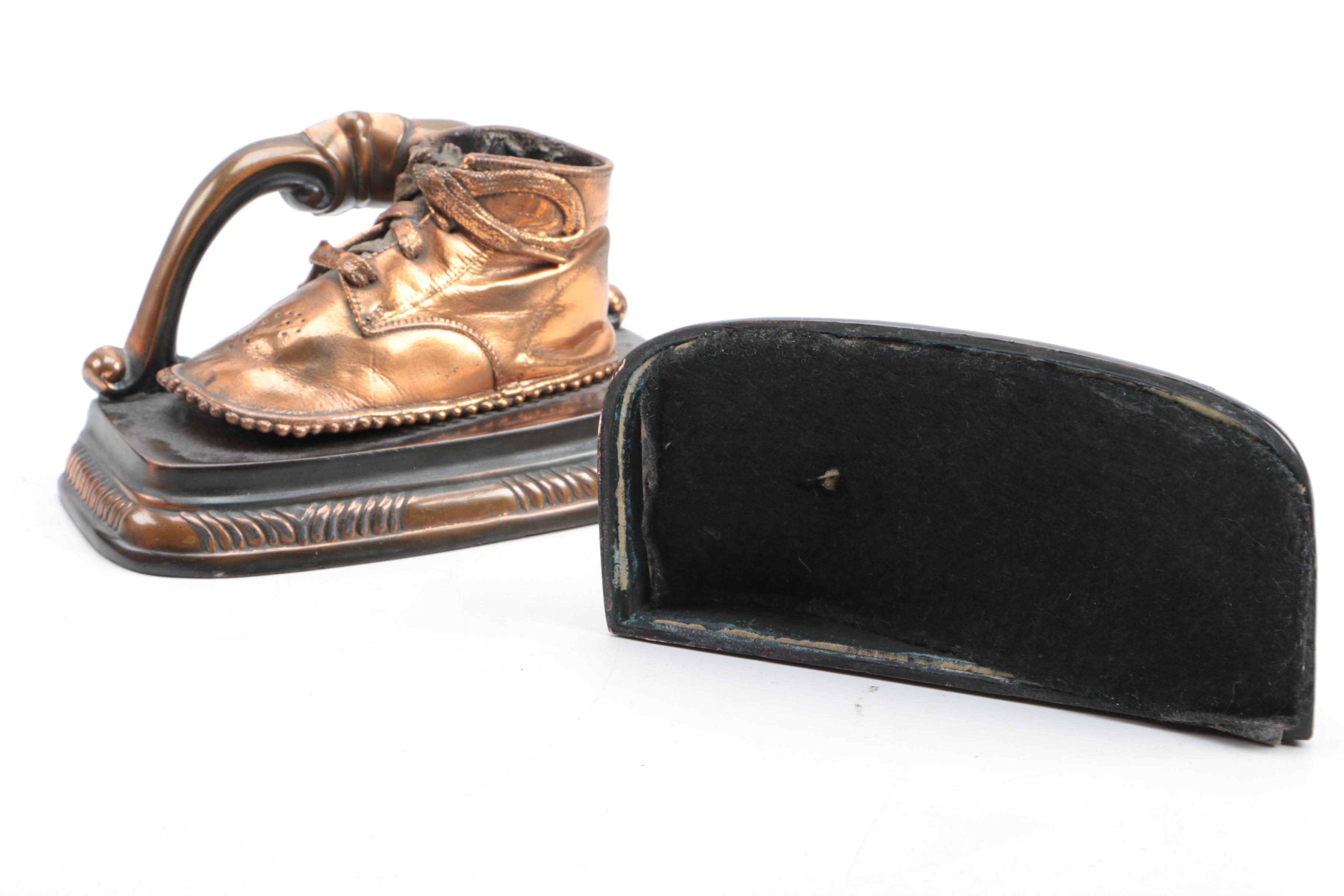 Bronzed Baby Shoe Keepsakes
