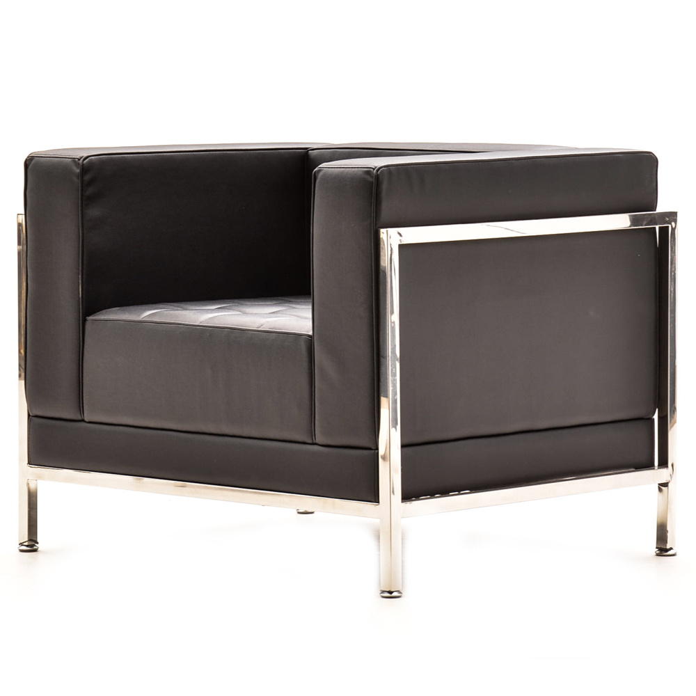 Belnick Mid Century Modern Club Chair and Ottoman