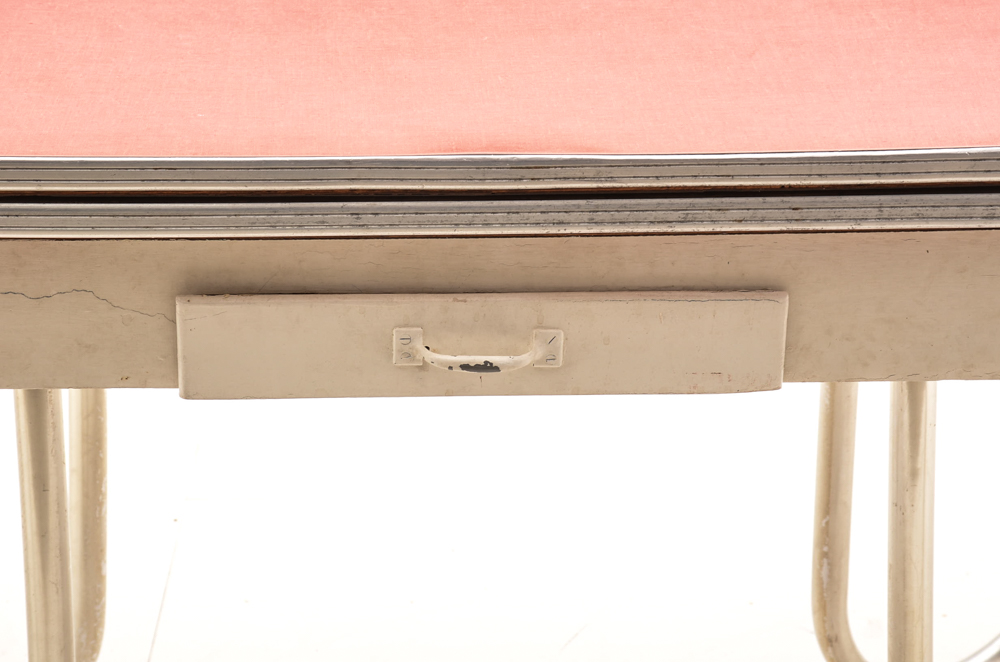 Mid Century Modern Draw-Leaf Table