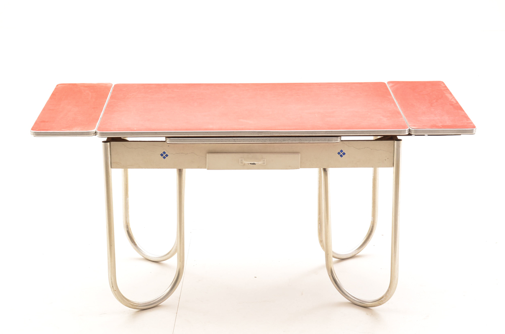 Mid Century Modern Draw-Leaf Table