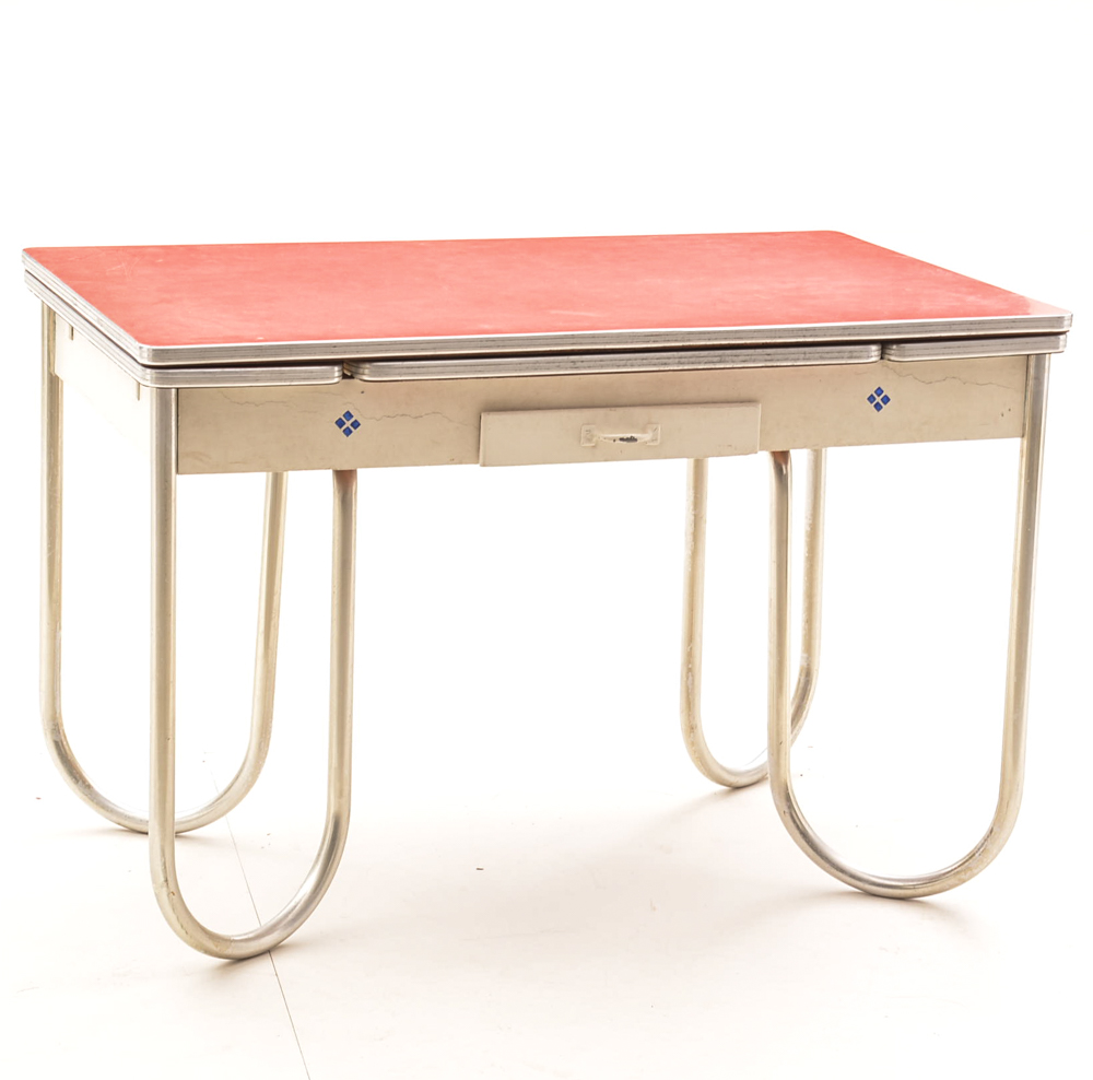 Mid Century Modern Draw-Leaf Table