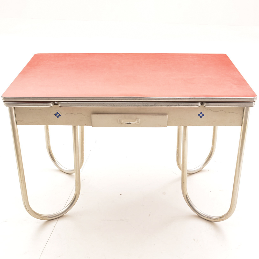 Mid Century Modern Draw-Leaf Table