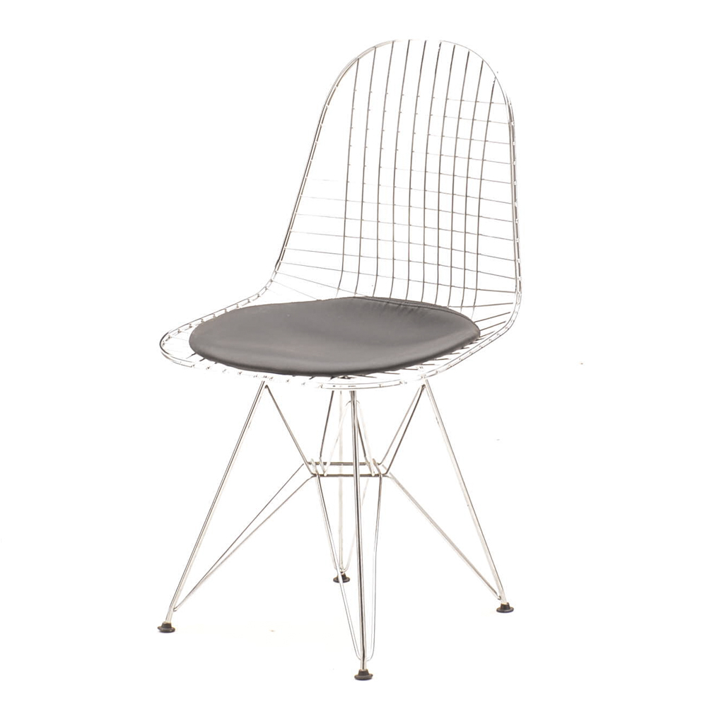 Six Bertoia Style Dining Chairs