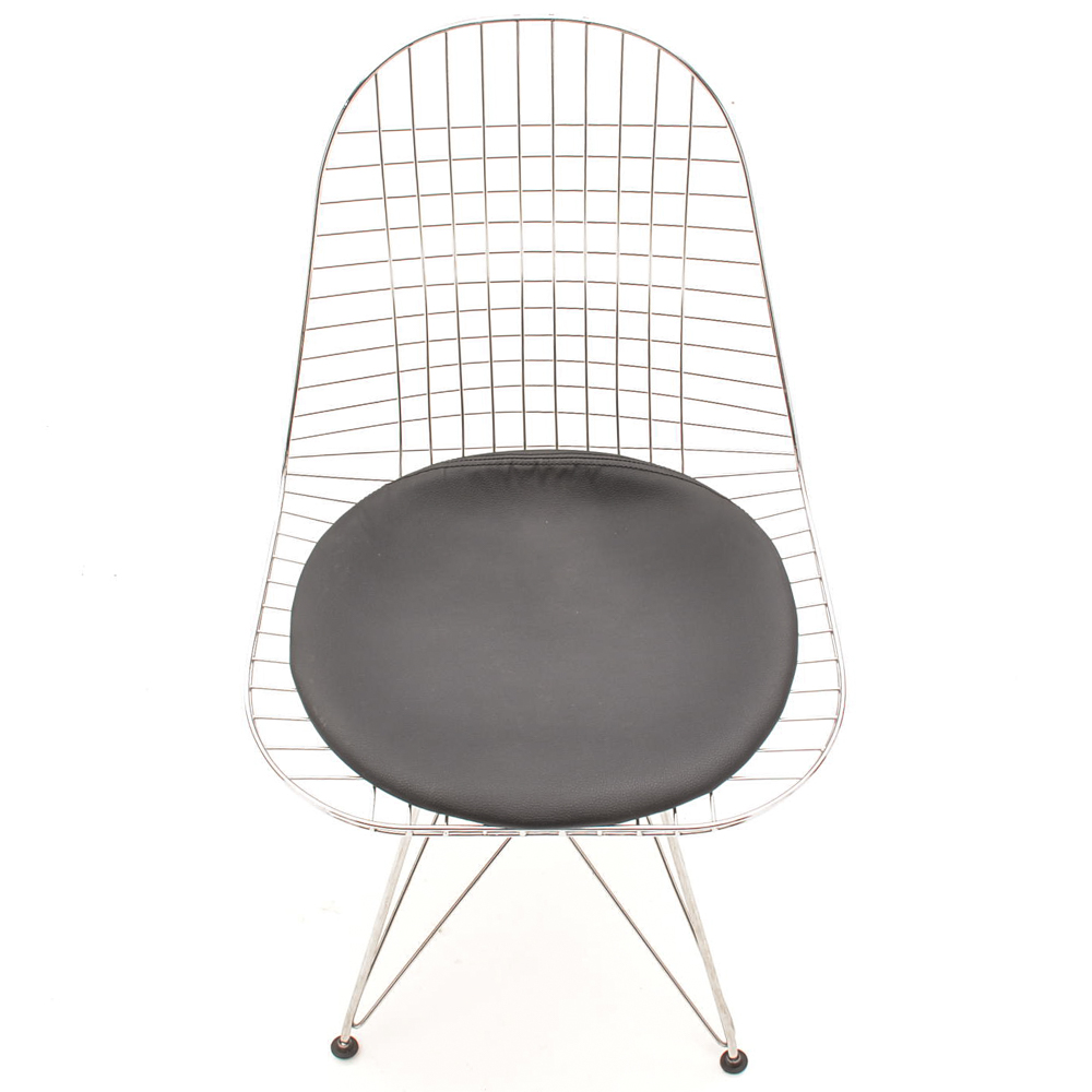 Six Bertoia Style Dining Chairs