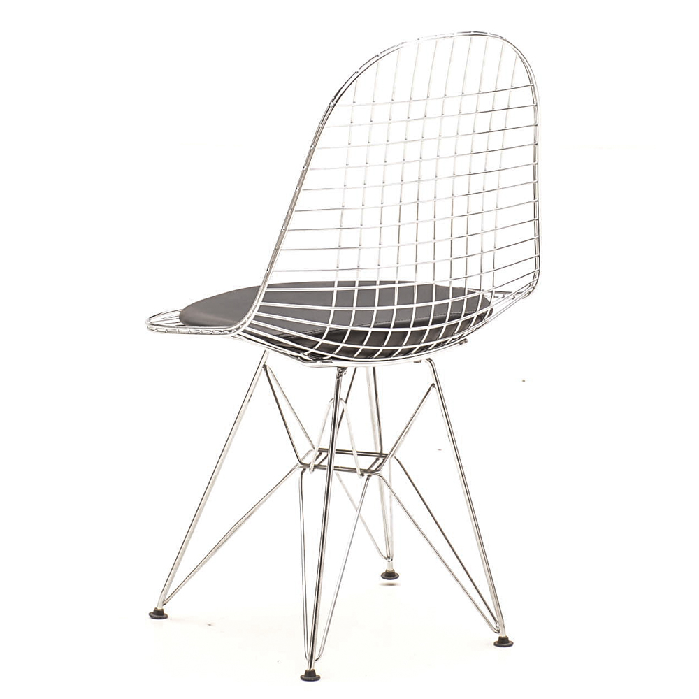 Six Bertoia Style Dining Chairs