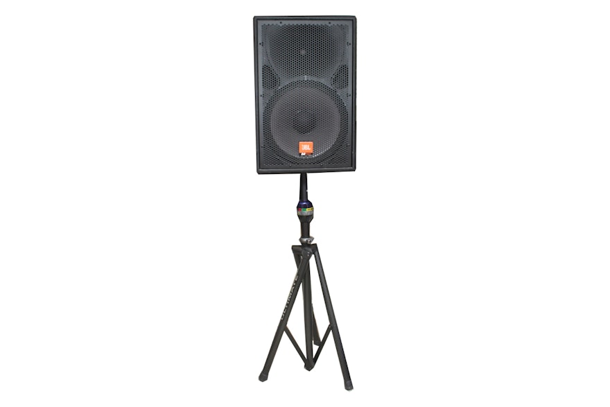 JBL MPRO 415 Professional Speaker with Ultimate Tripod Stand