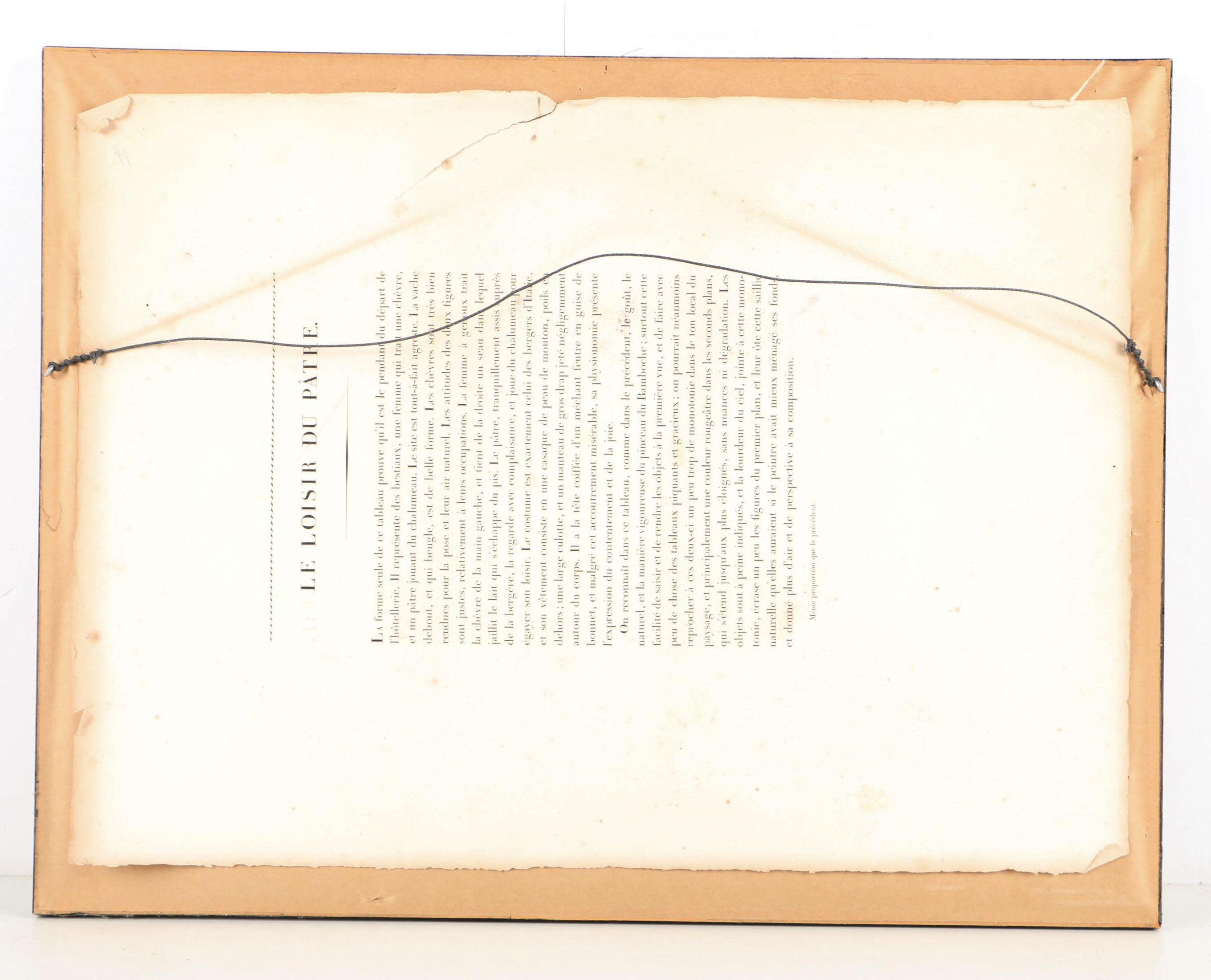 Engraving After Pieter van Laer's "Le Depart de L'Hotelerrie"