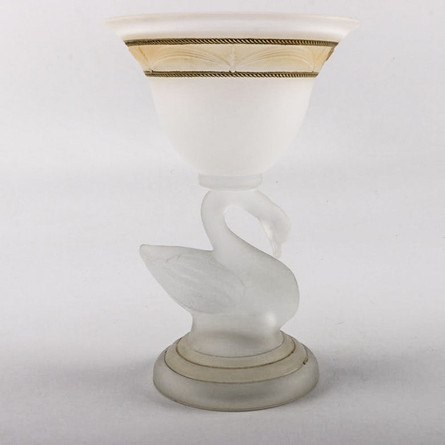 Murano Glass Decorative Swan Bowl