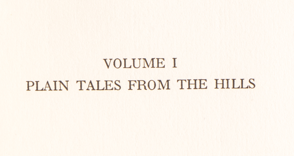 Works of Rudyard Kipling "Seven Seas Edition" Set