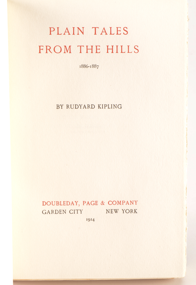 Works of Rudyard Kipling "Seven Seas Edition" Set