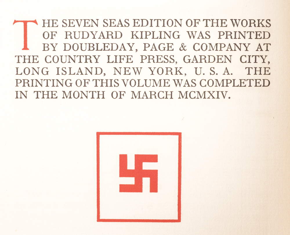 Works of Rudyard Kipling "Seven Seas Edition" Set