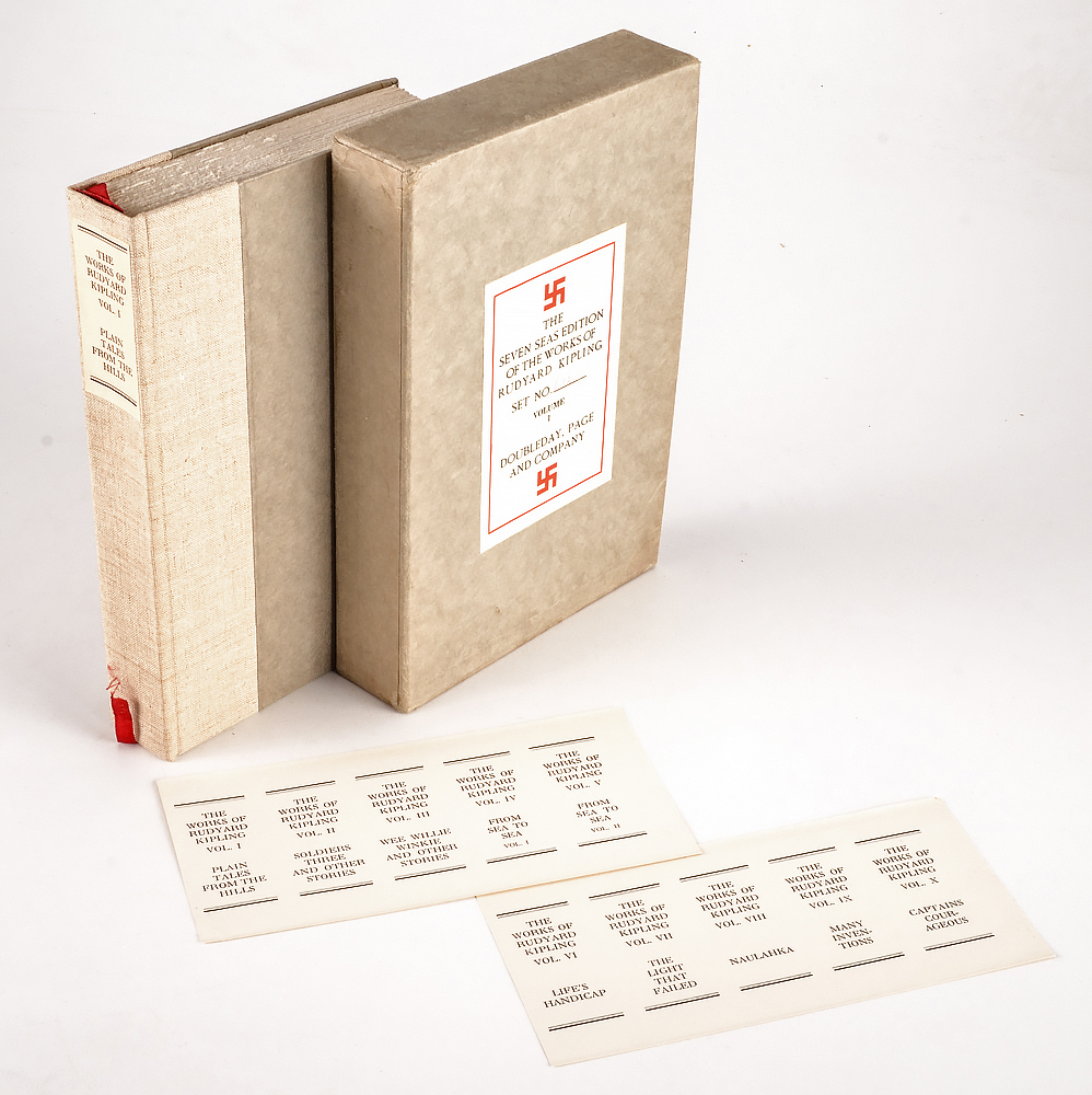 Works of Rudyard Kipling "Seven Seas Edition" Set