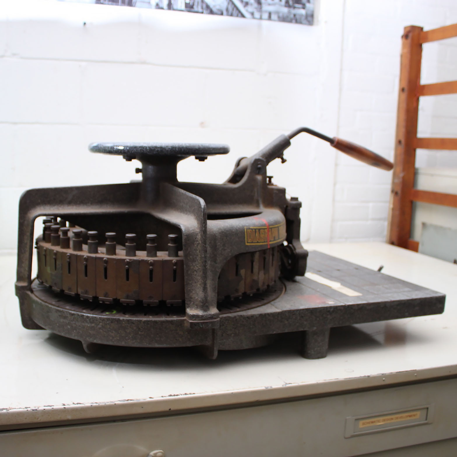 Vintage Diagraph Bradley Industrial Stencil Machine