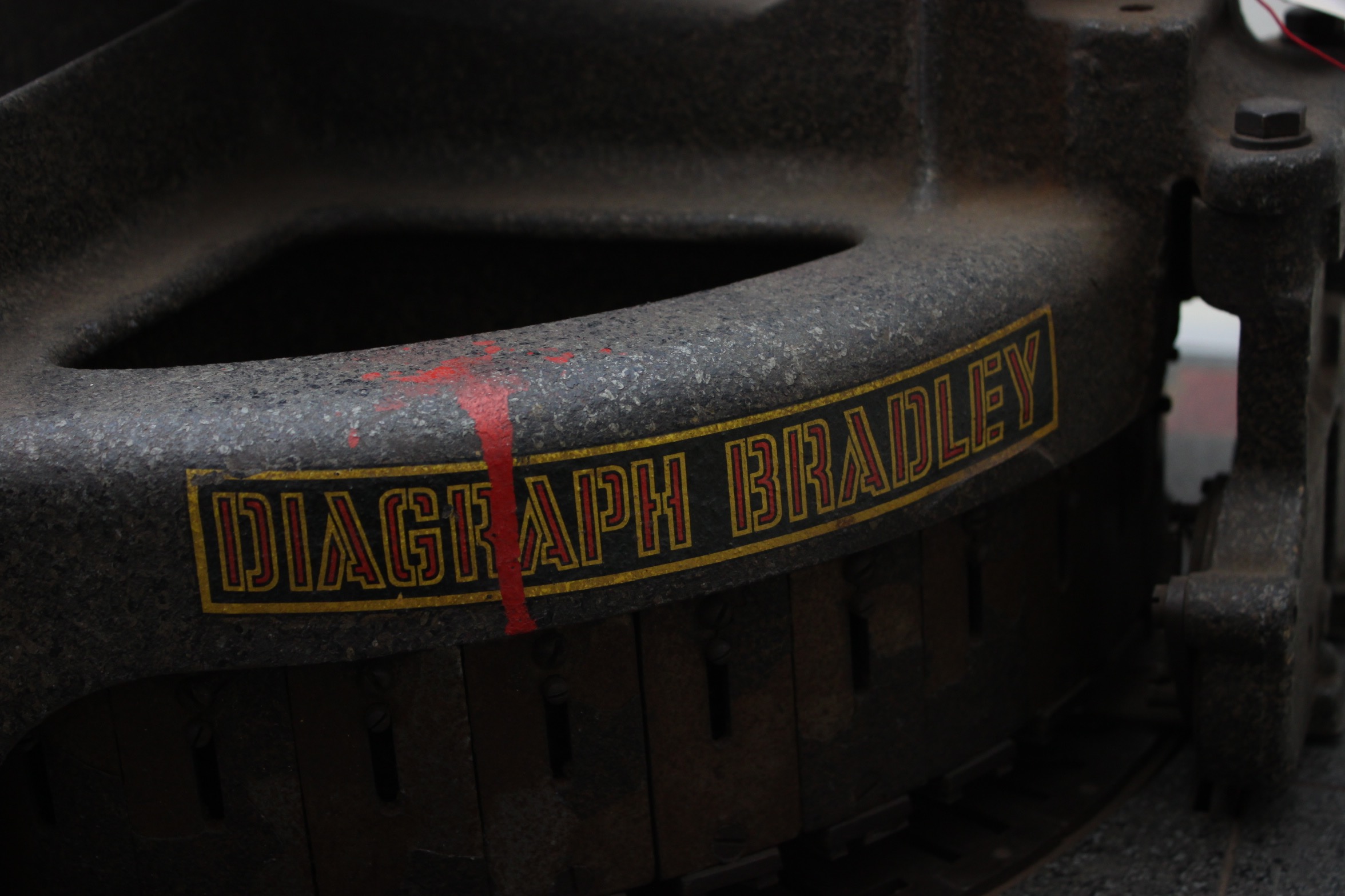 Vintage Diagraph Bradley Industrial Stencil Machine