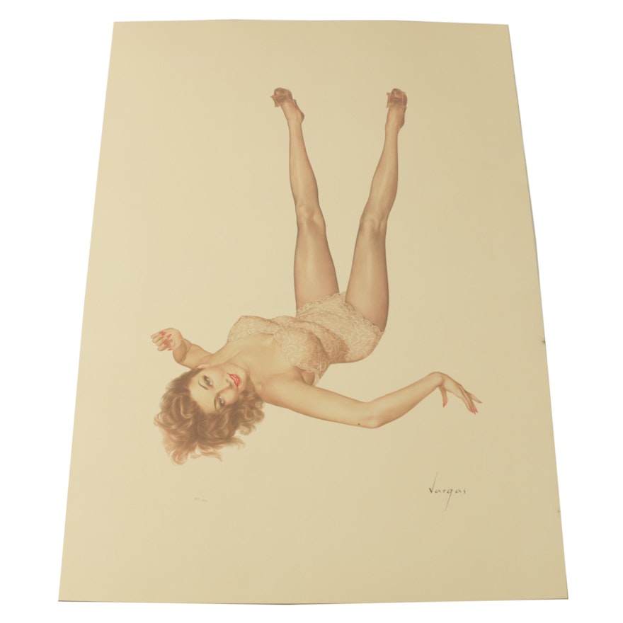 Limited Edition Lithograph "Legacy Girl" after Alberto Vargas