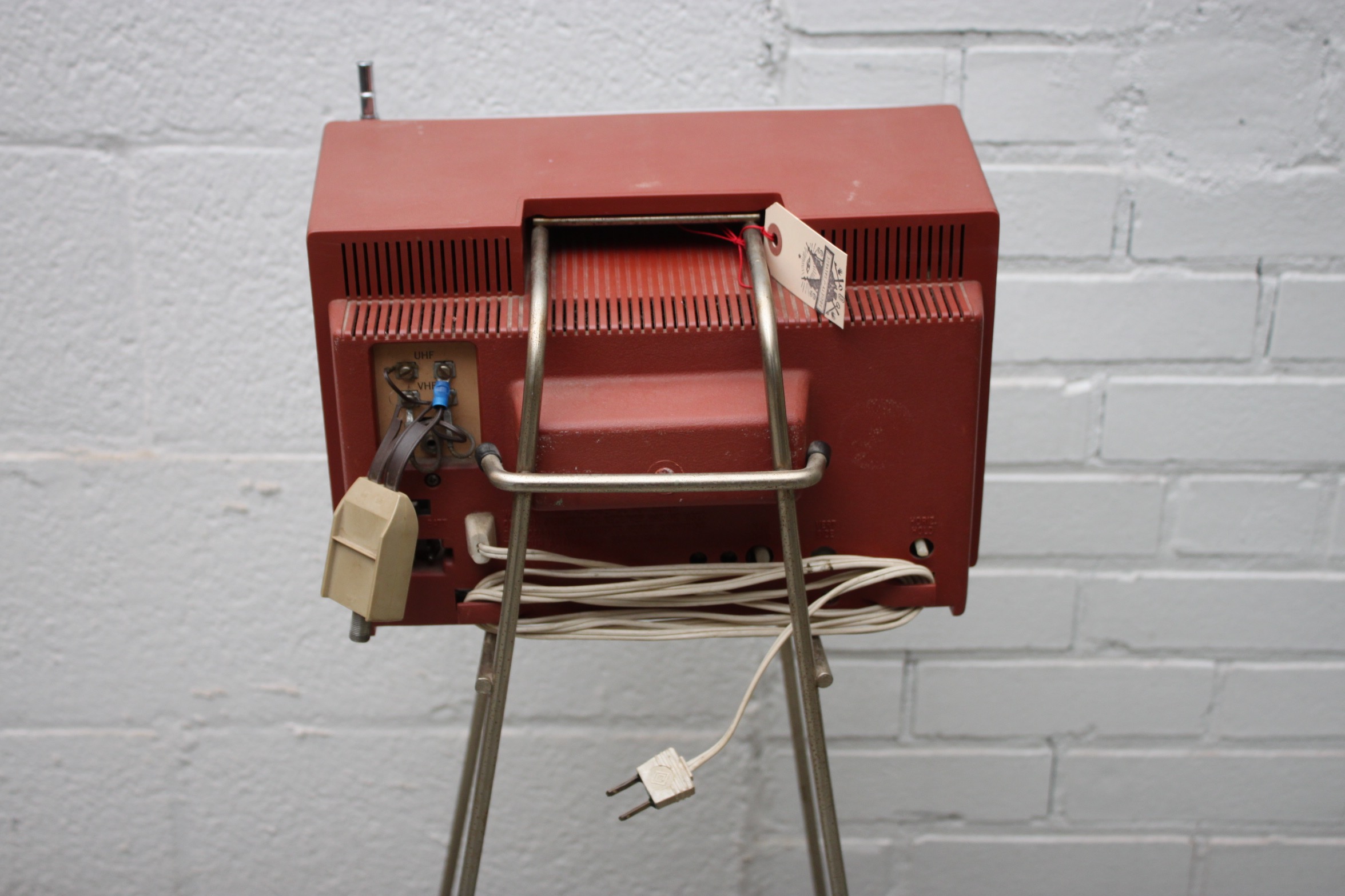 Vintage Motorola Television with Stand