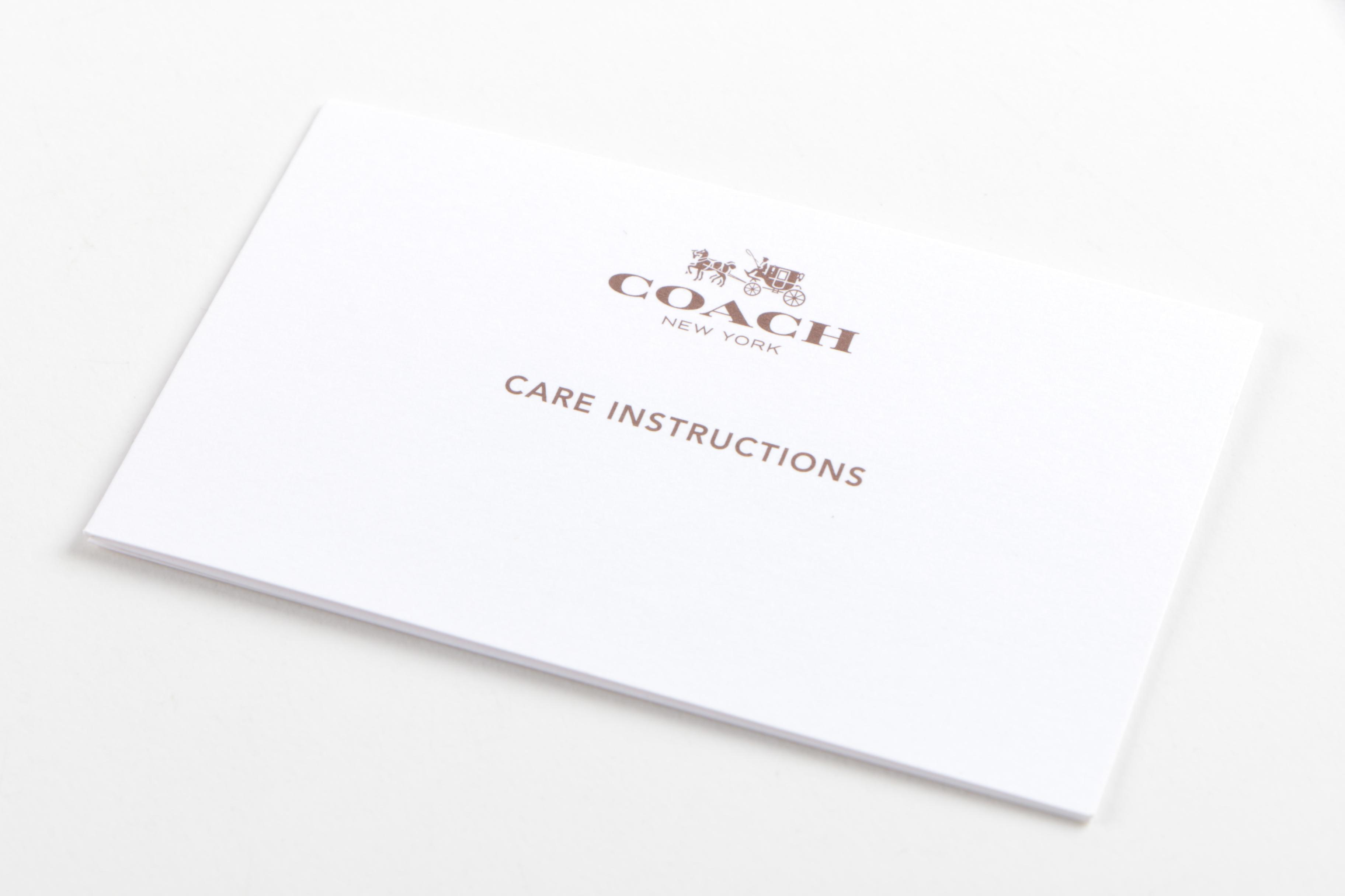 Coach Signature Canvas Tote