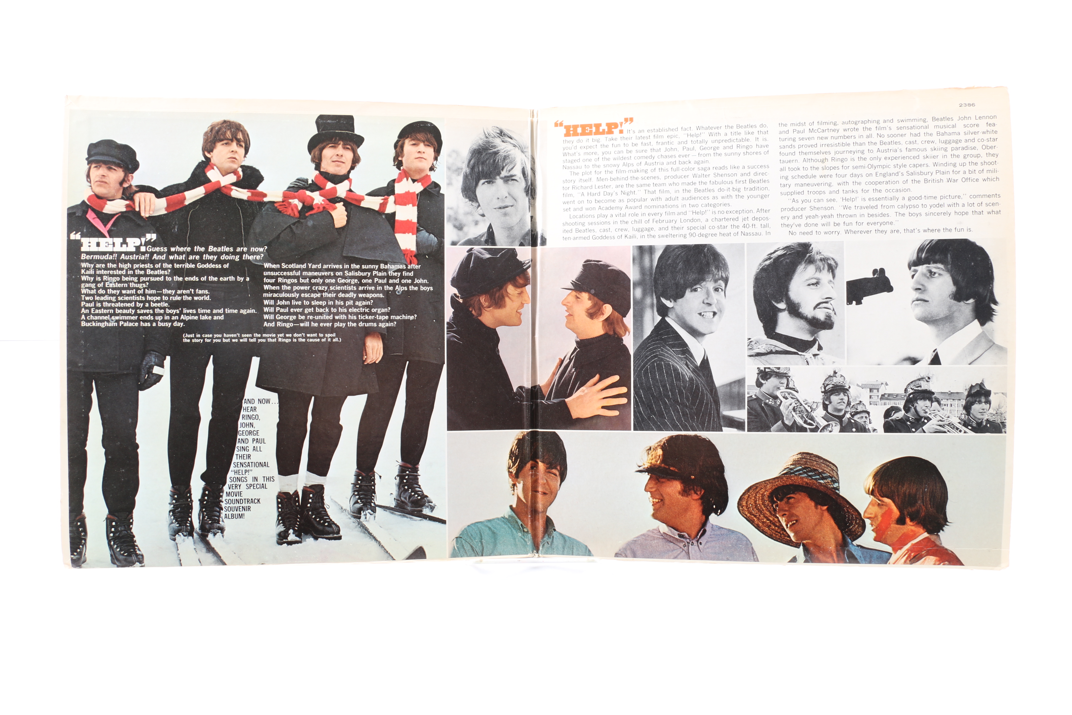 The Beatles "Help!" 1971 Original Motion Picture Soundtrack