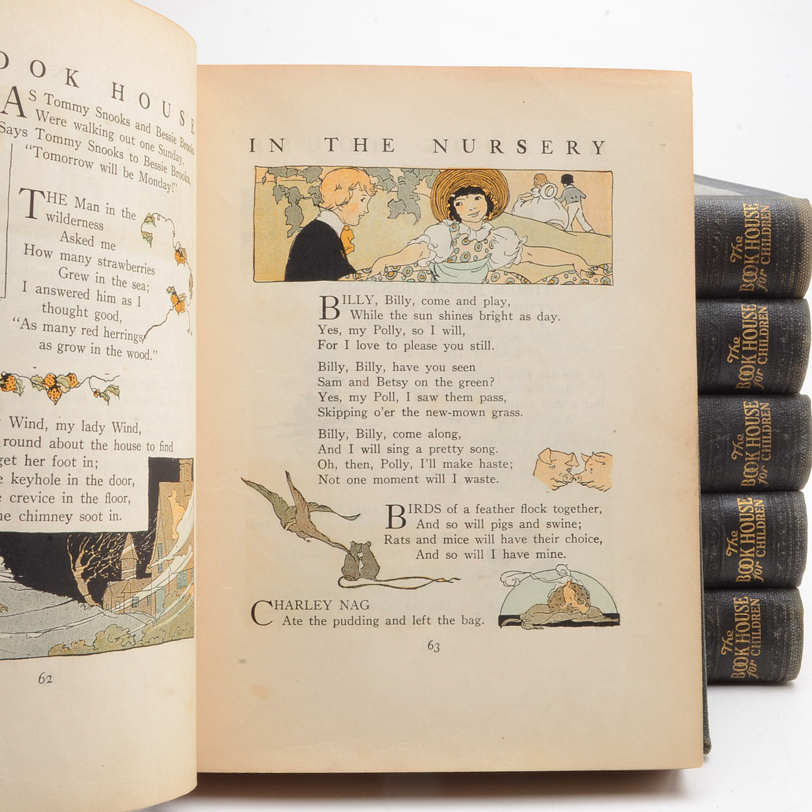 1920s Vintage "My Book House" Children's Book Set