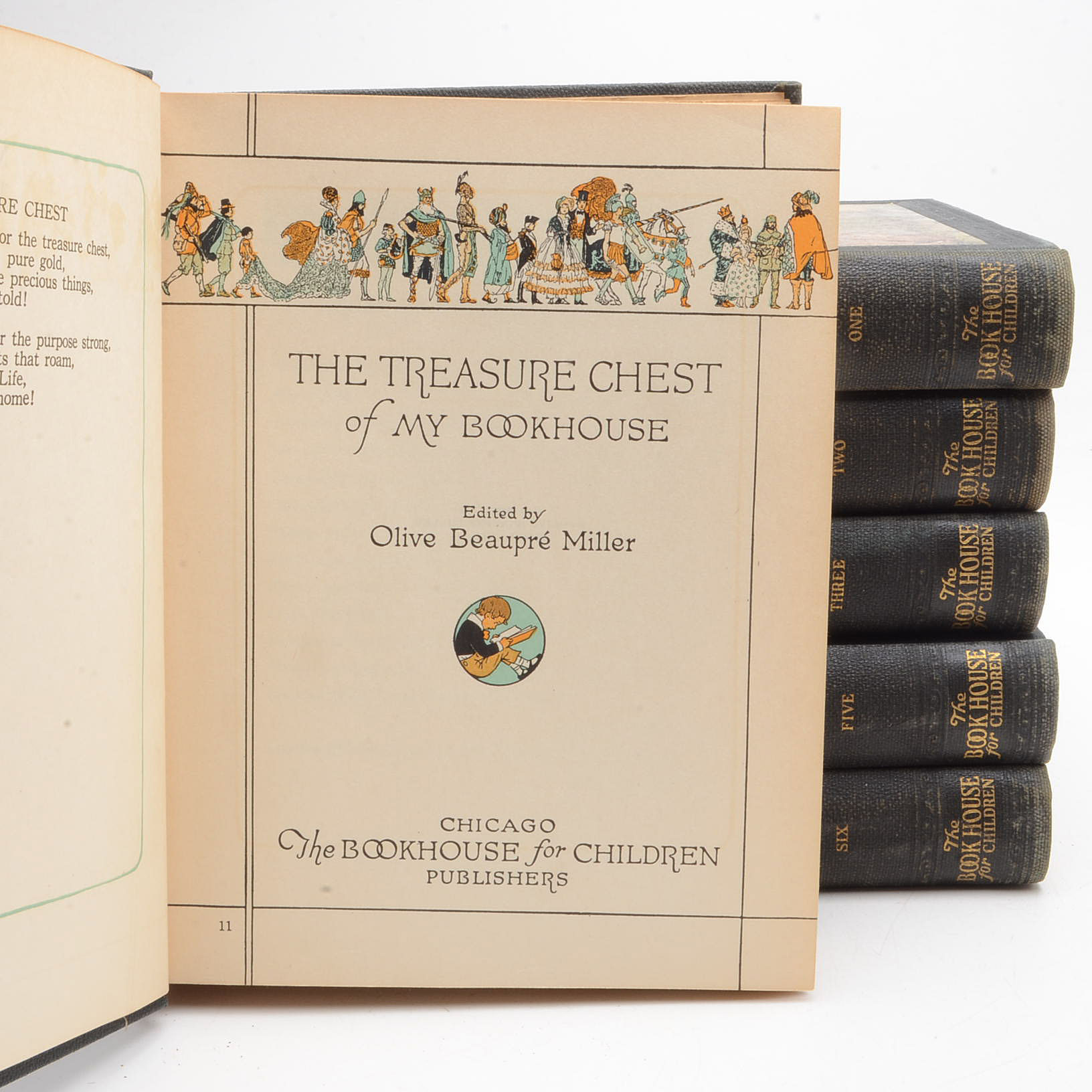 1920s Vintage "My Book House" Children's Book Set