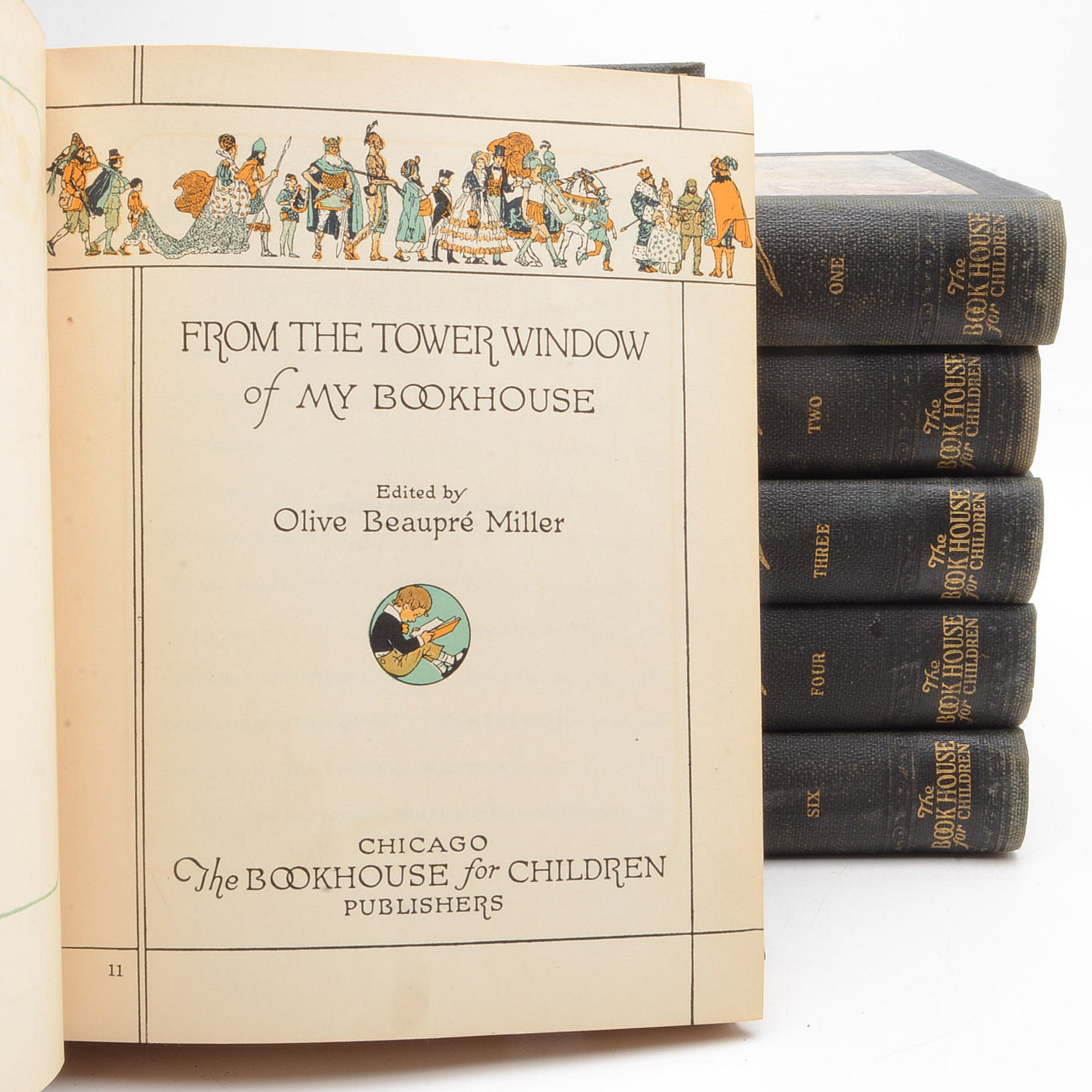 1920s Vintage "My Book House" Children's Book Set