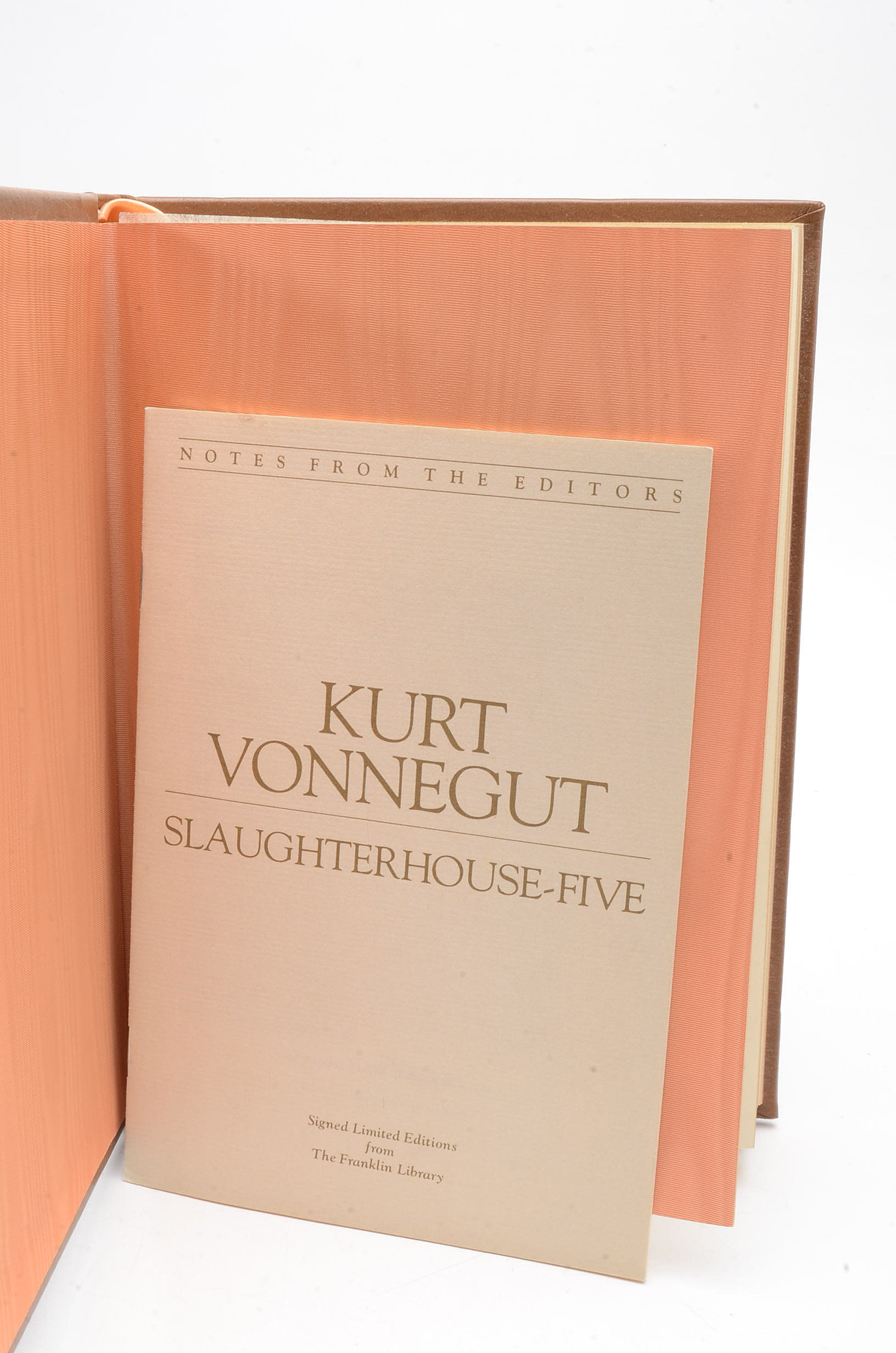 Signed Kurt Vonnegut "Slaughterhouse Five" Franklin Library Edition