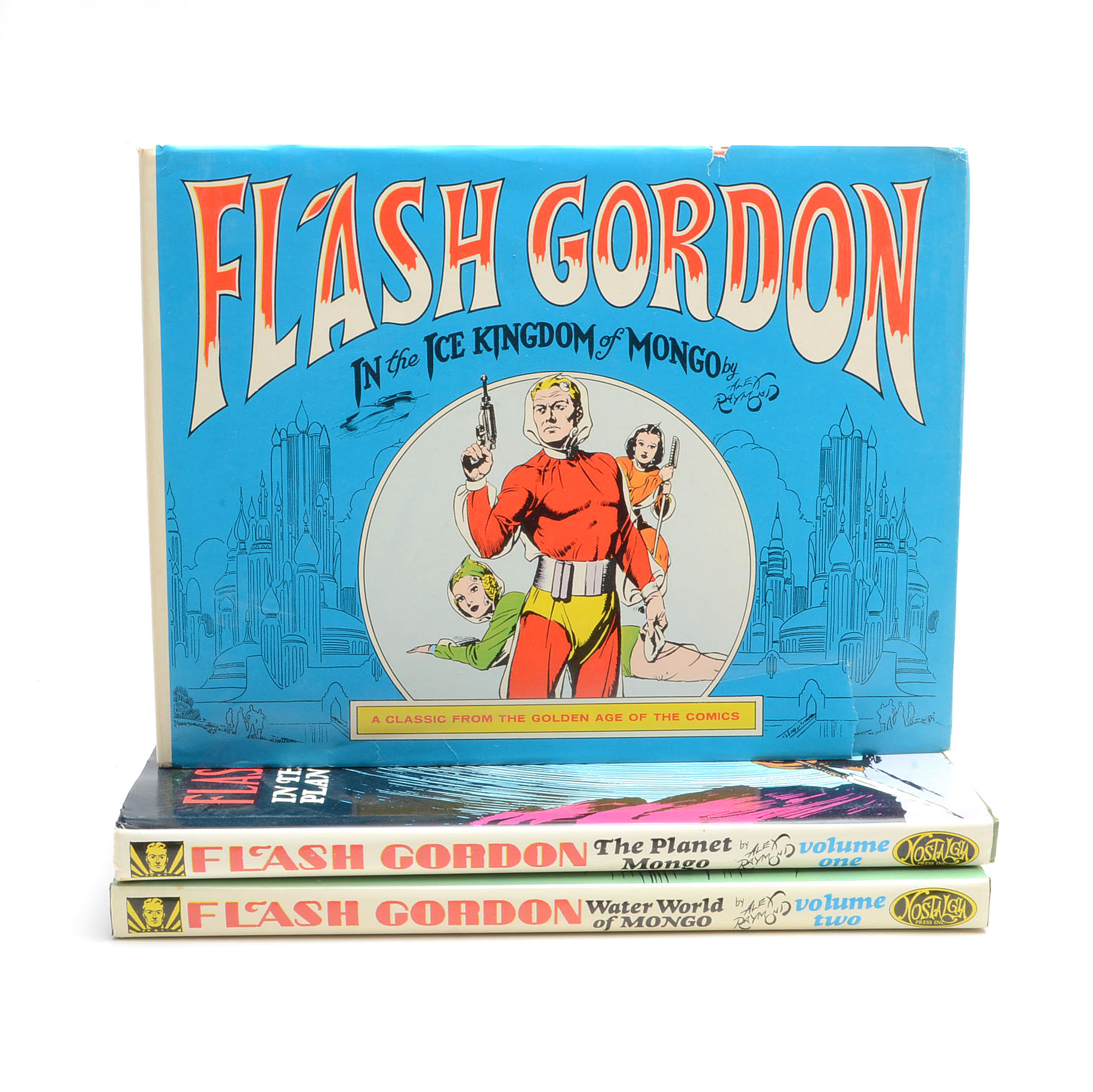 Three Hardcover Flash Gordon Comics Collections