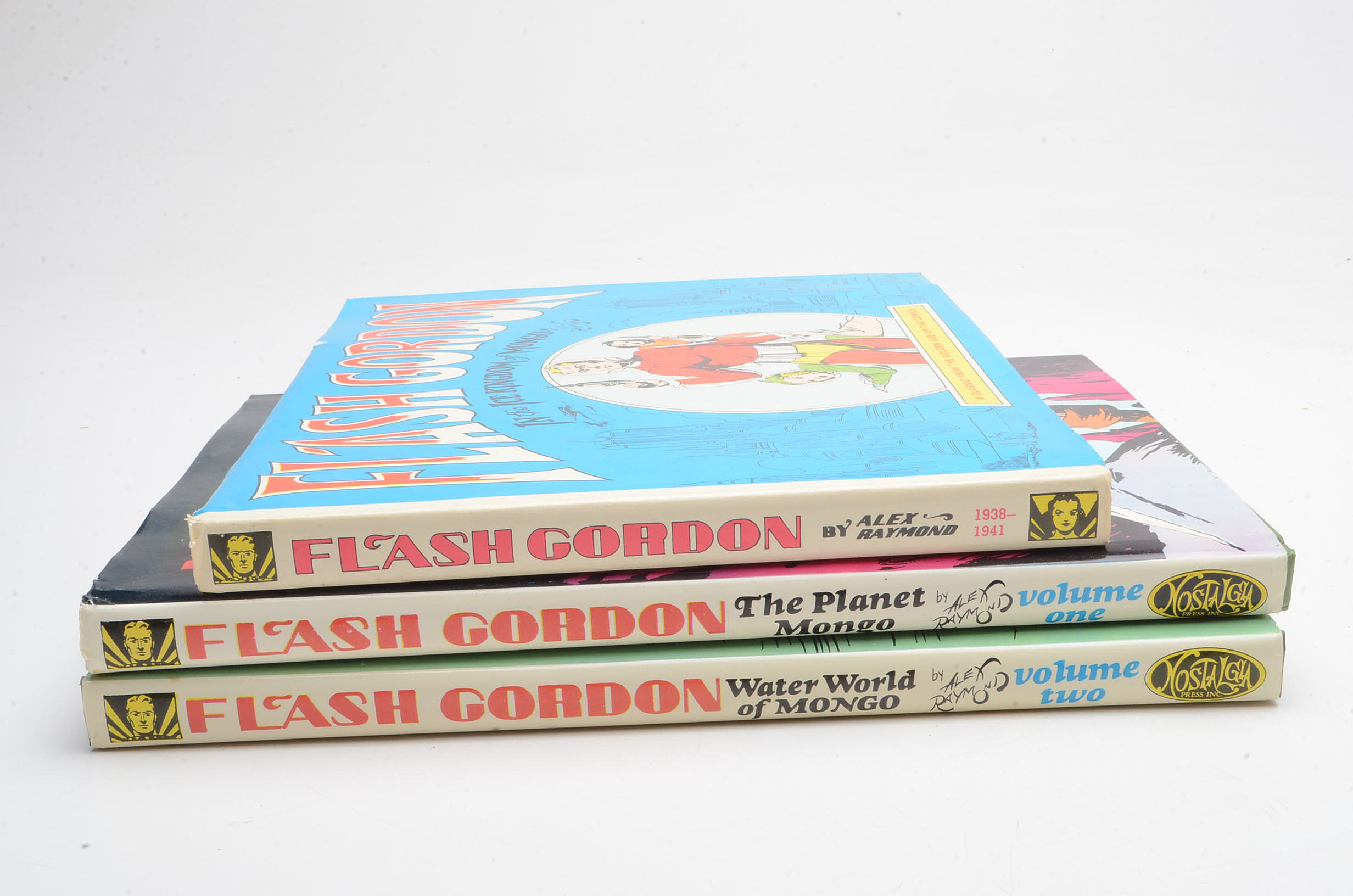 Three Hardcover Flash Gordon Comics Collections
