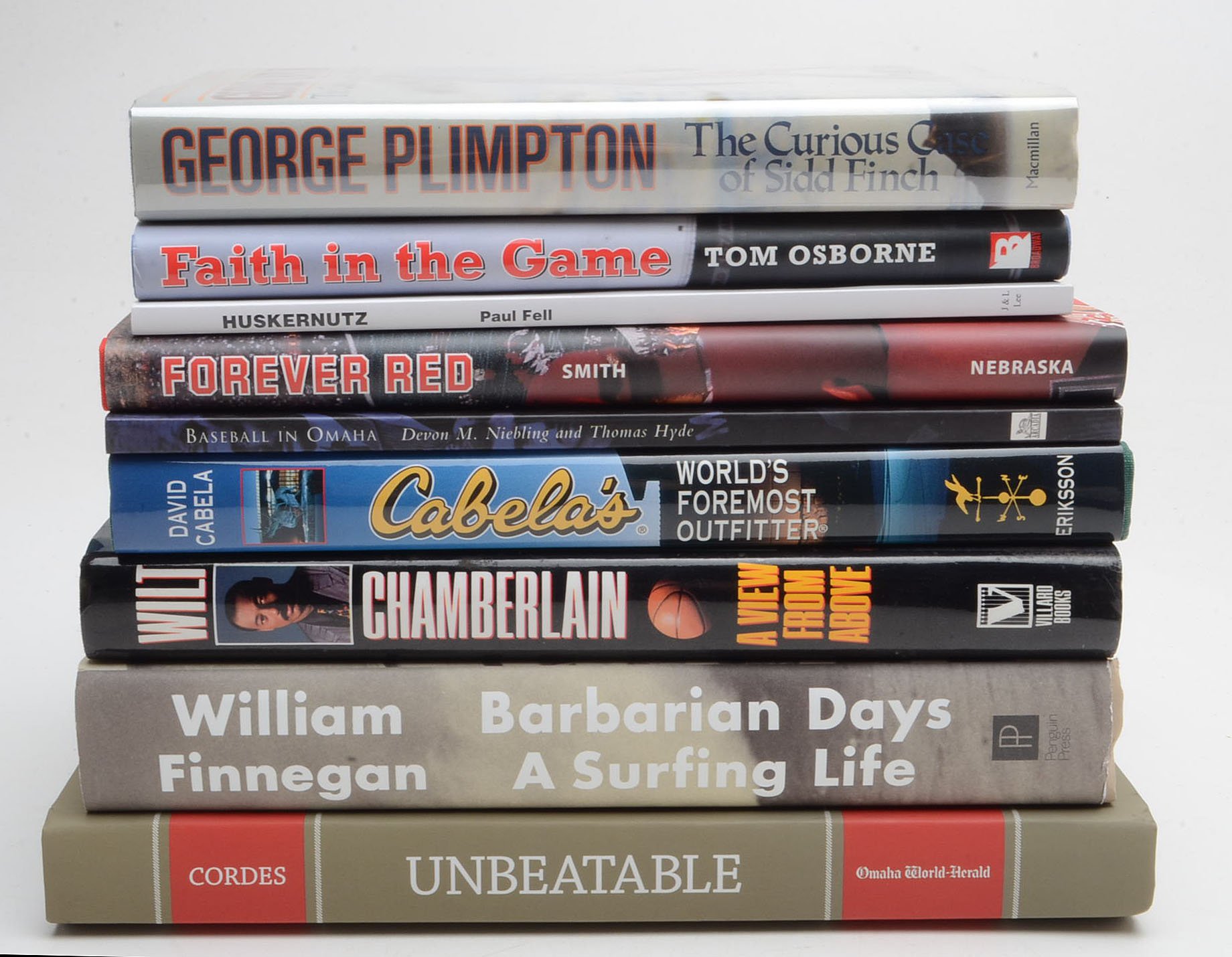 Collection of Sports Books including Signed Wilt Chamberlain Memoir