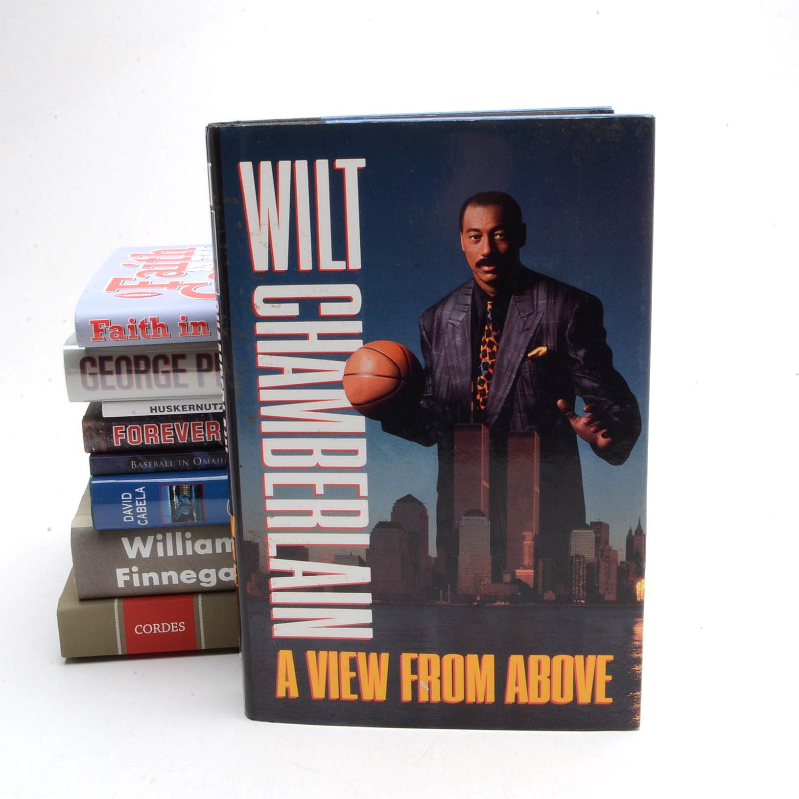 Collection of Sports Books including Signed Wilt Chamberlain Memoir