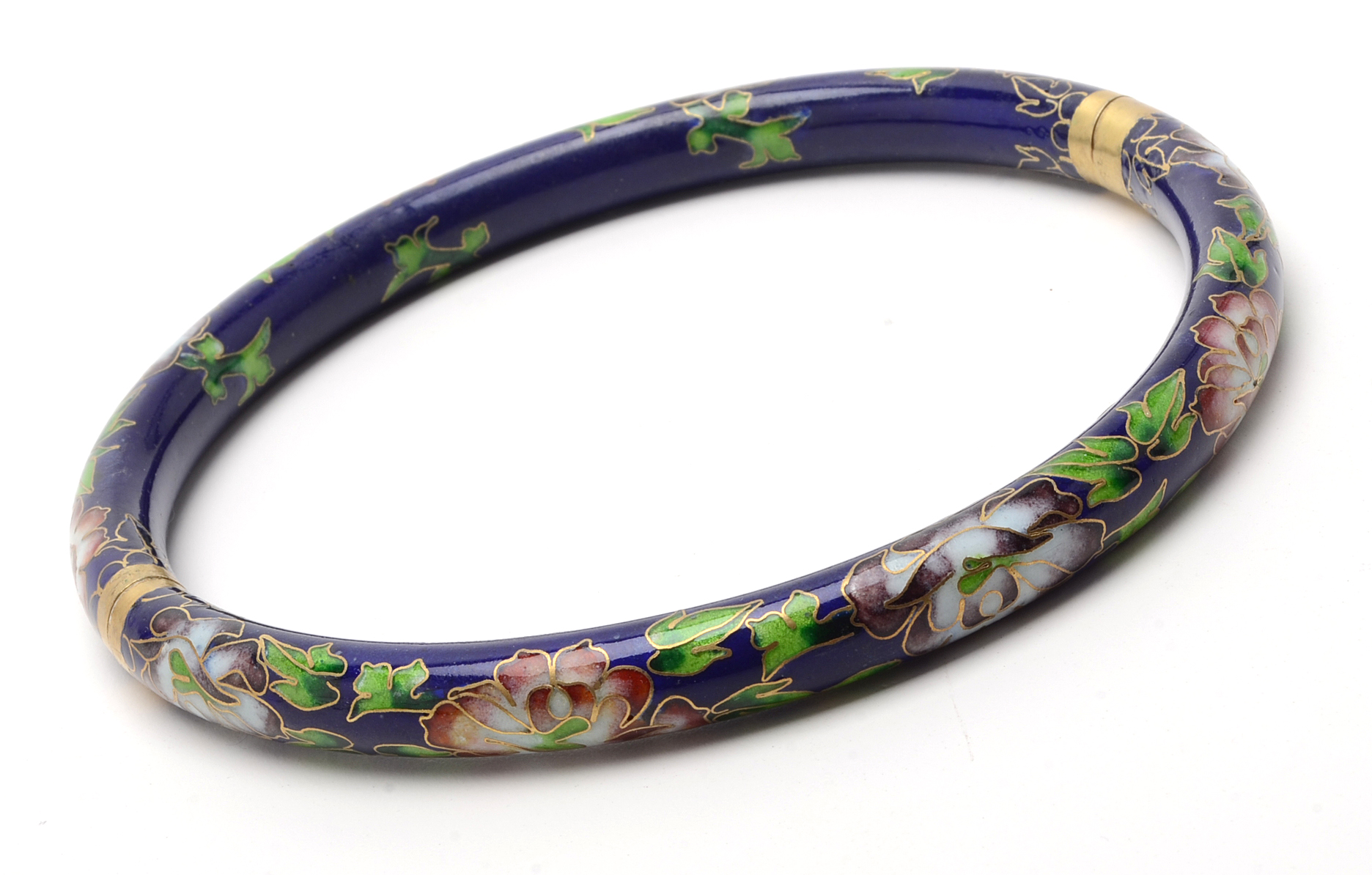 Chinese Cloisonné Enamel Demi-Parure Jewelry Set