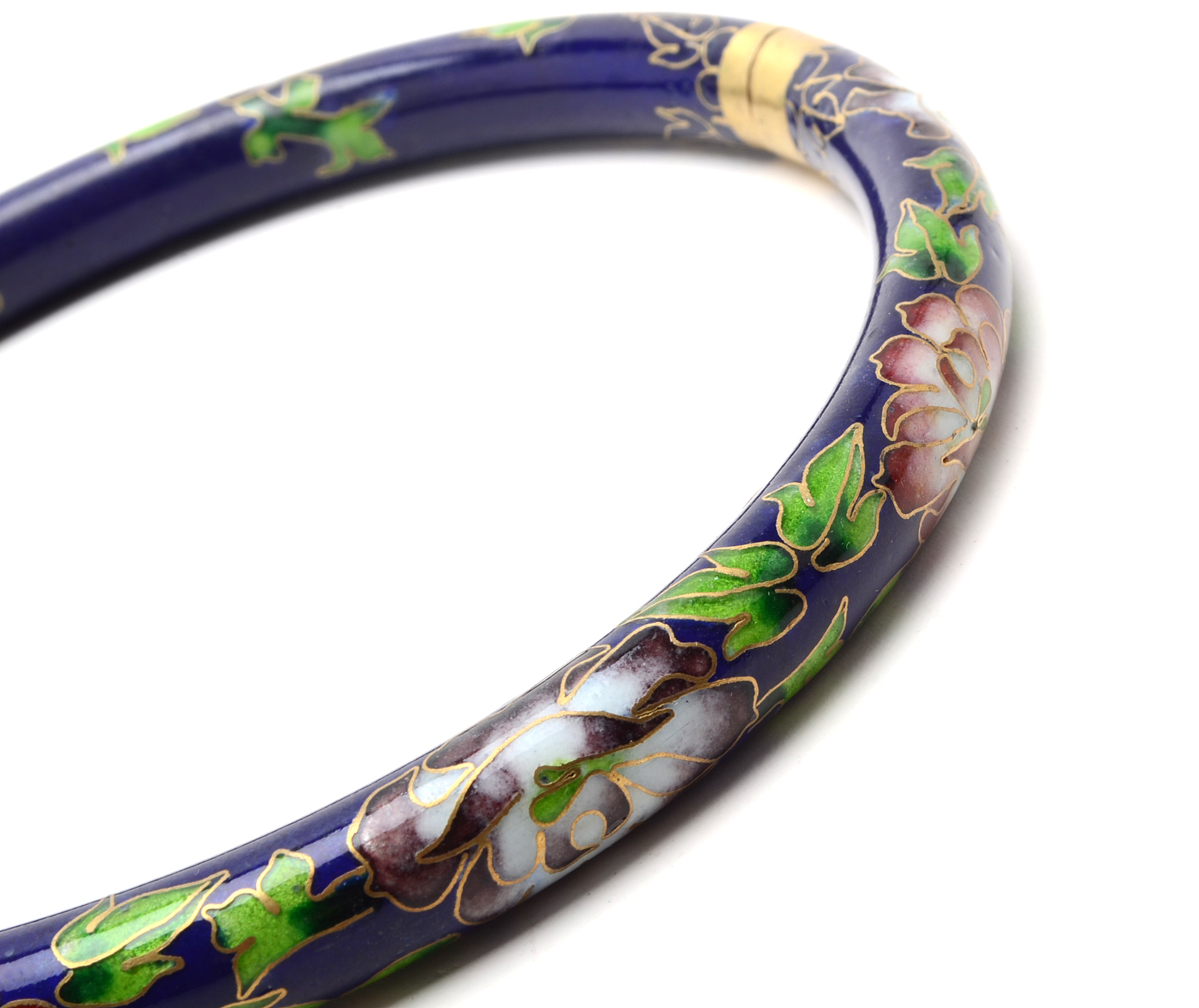 Chinese Cloisonné Enamel Demi-Parure Jewelry Set