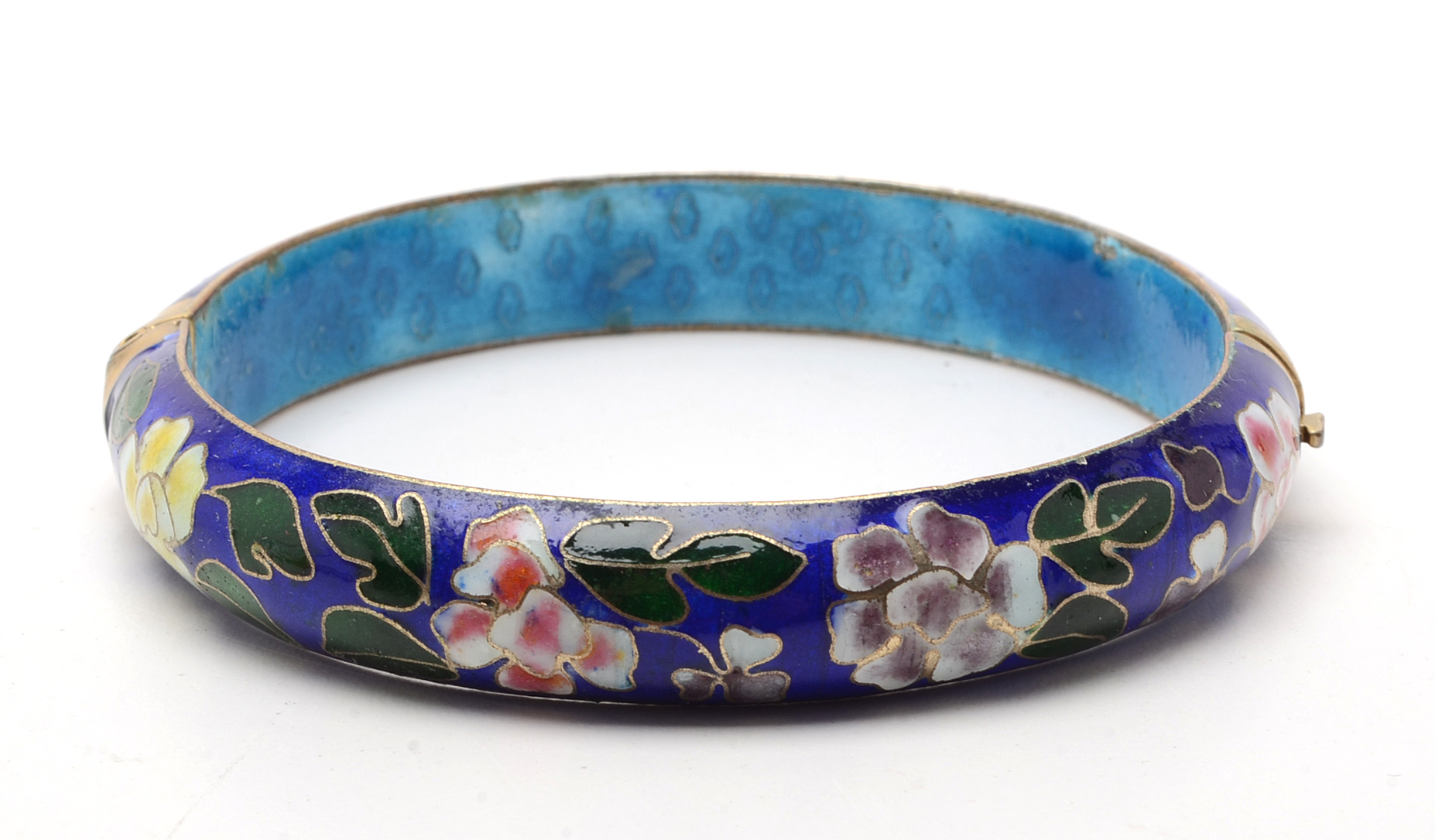 Chinese Cloisonné Enamel Demi-Parure Jewelry Set