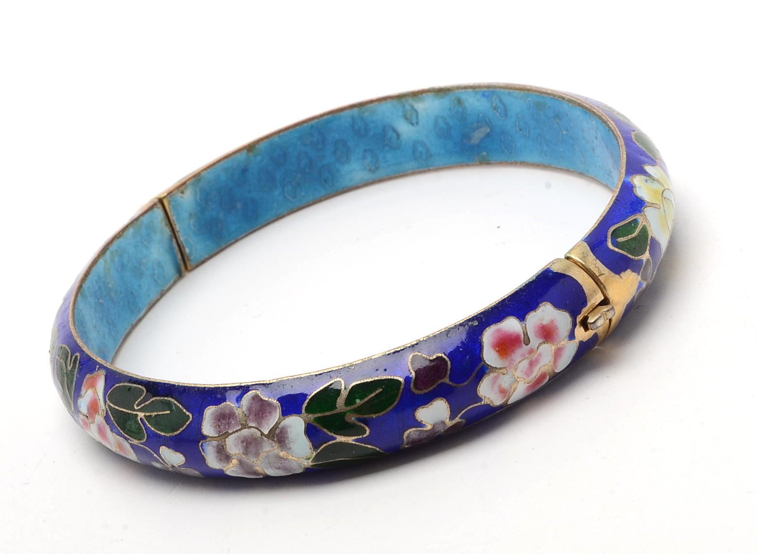 Chinese Cloisonné Enamel Demi-Parure Jewelry Set