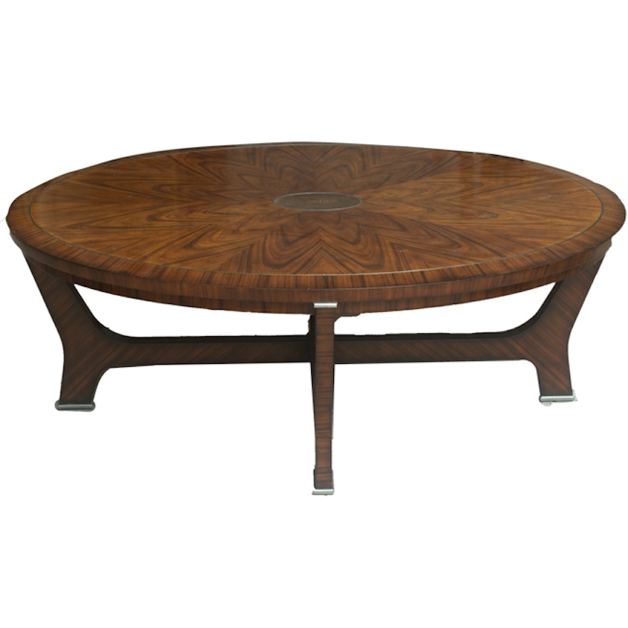 Oval Modern Style Coffee Table