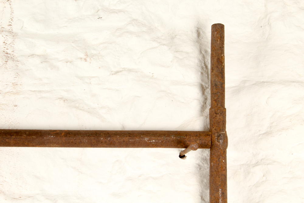 Antique Hand-Forged Fireplace Cranes