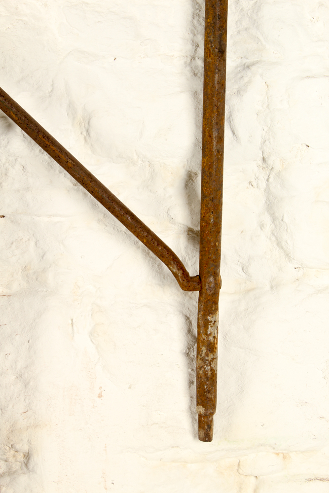 Antique Hand-Forged Fireplace Cranes