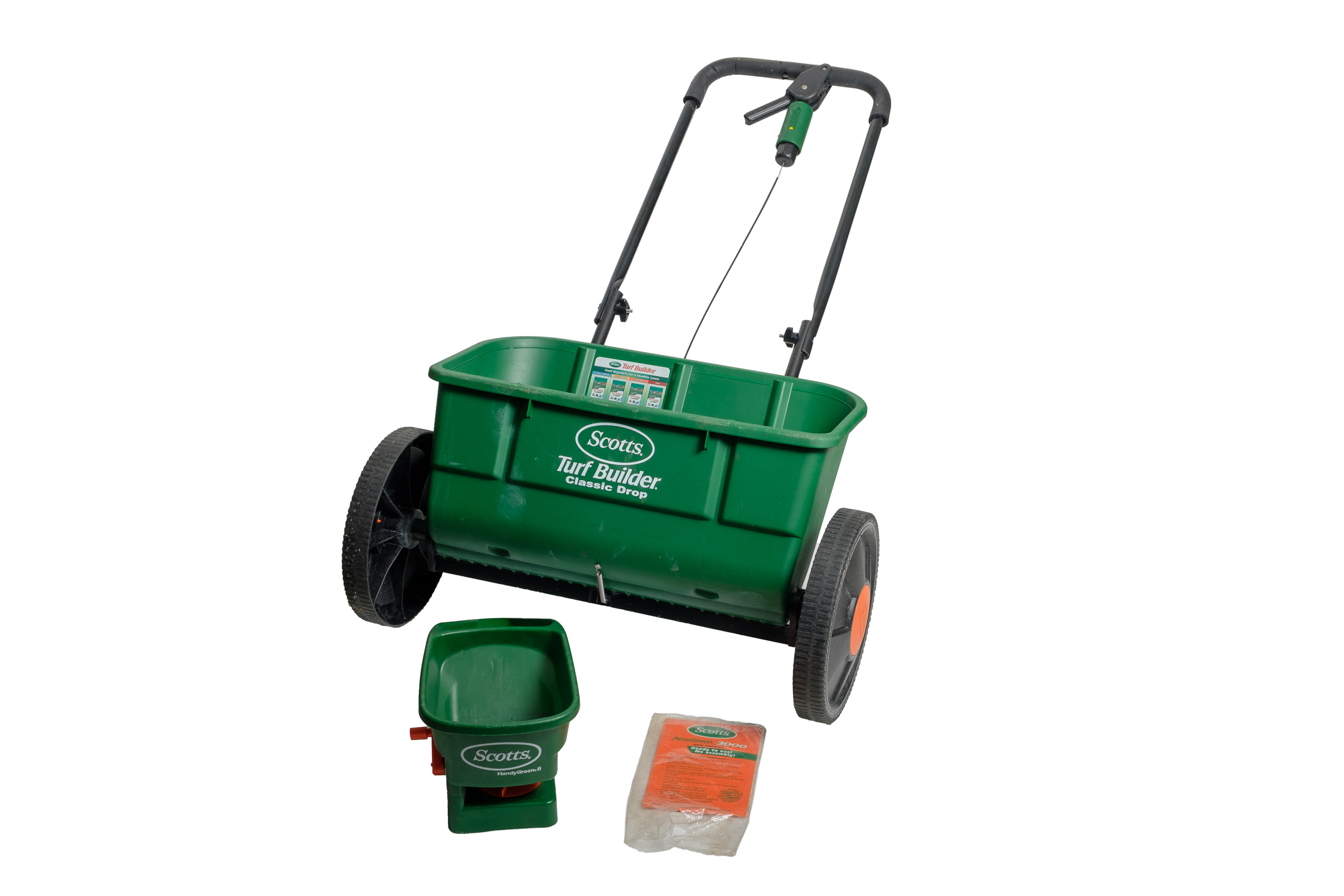Scotts Rolling and Hand Held Lawn Spreaders