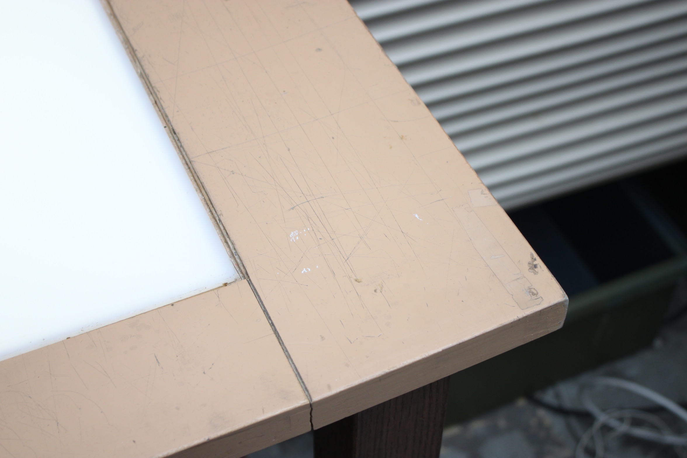 Vintage Illuminated Drafting Table