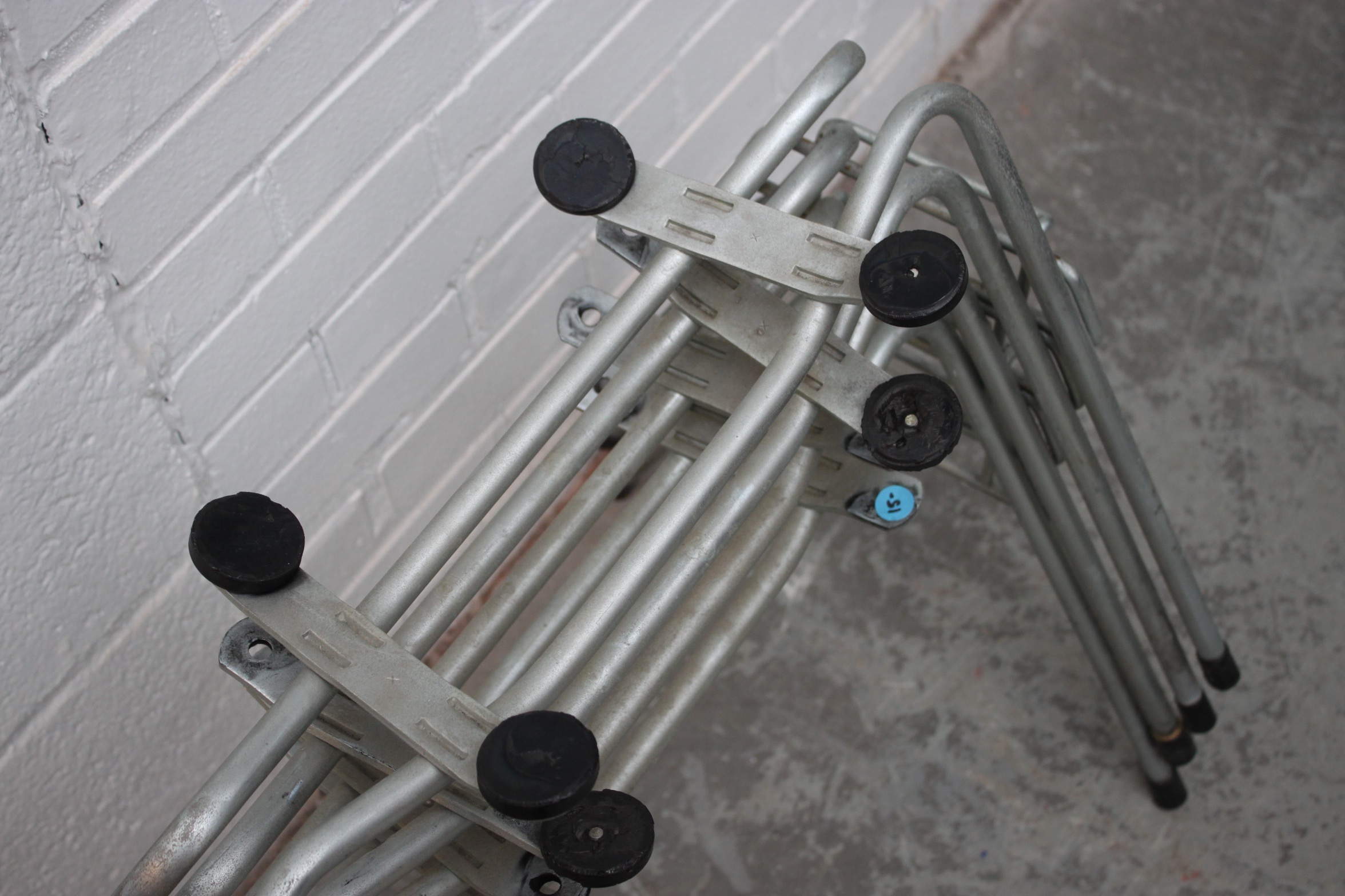 Vintage Herman Miller Shell Chair Style Metal Chair Frames