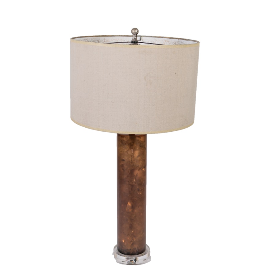 Copper-Tone Table Lamp