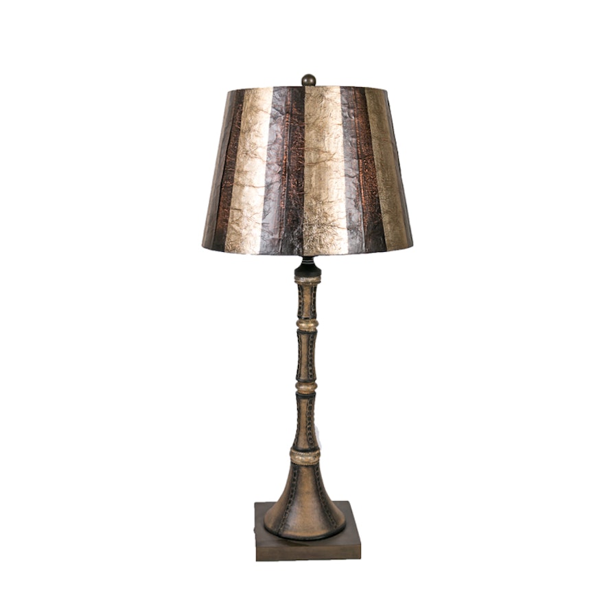 Bronze and Gold Patina Table lamp